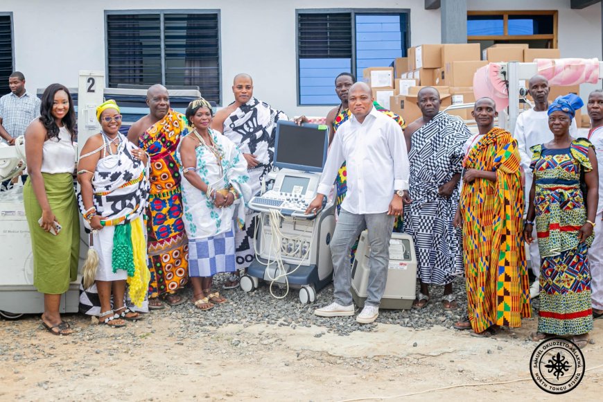 Okudzeto Ablakwa Donates Medical Equipment Worth US$1.2 Million to Mepe Health Centre